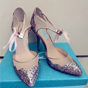 Blue by Betsey Johnson SB Stela Champ Glitter Heels